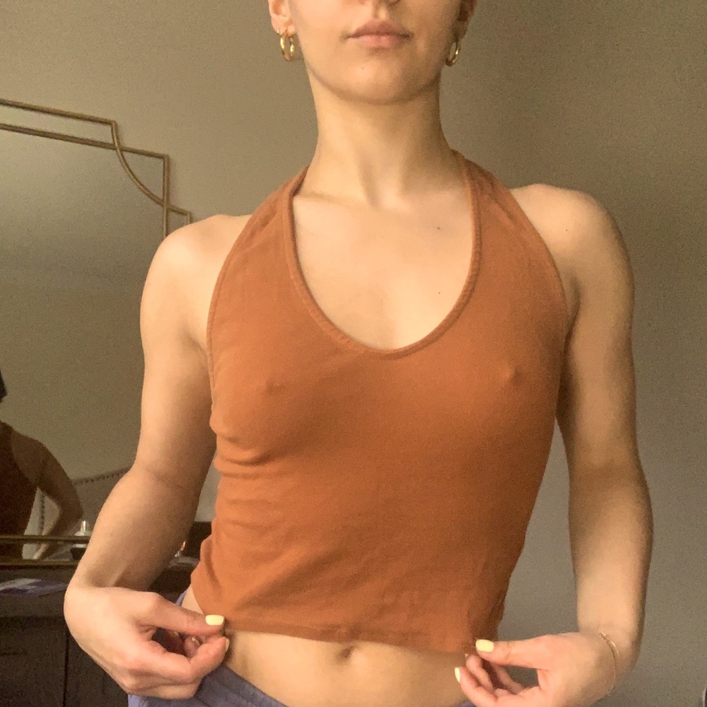 Urban Outfitters Burnt Orange Crop Top
